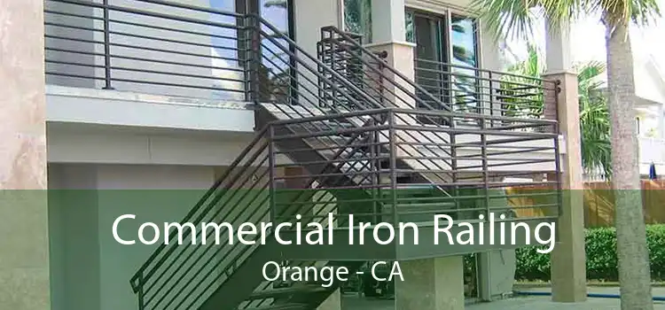 Commercial Iron Railing Orange - CA