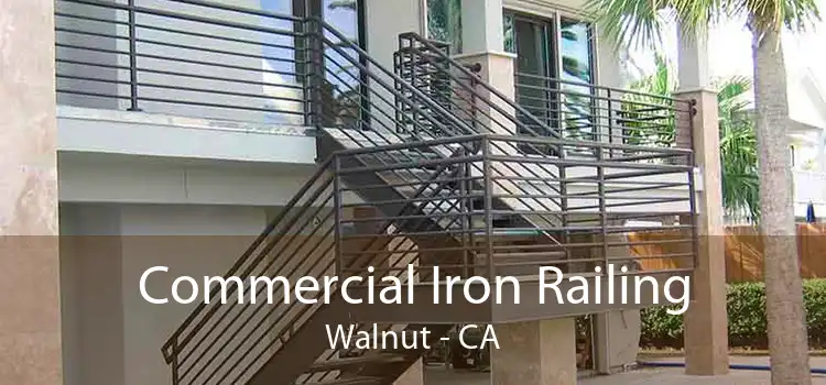 Commercial Iron Railing Walnut - CA