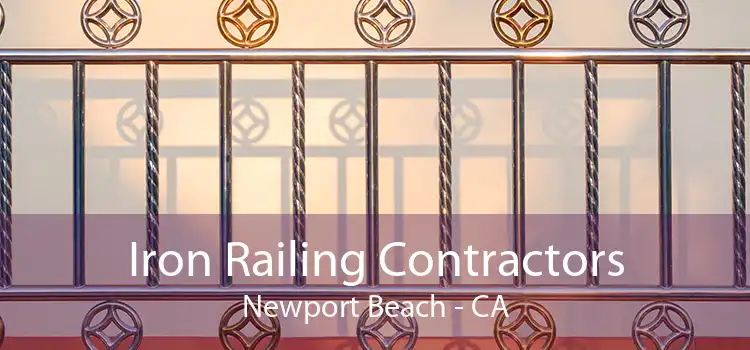 Iron Railing Contractors Newport Beach - CA