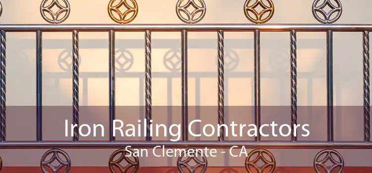 Iron Railing Contractors San Clemente - CA