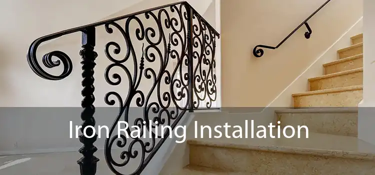 Iron Railing Installation 