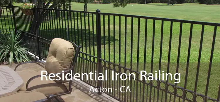 Residential Iron Railing Acton - CA