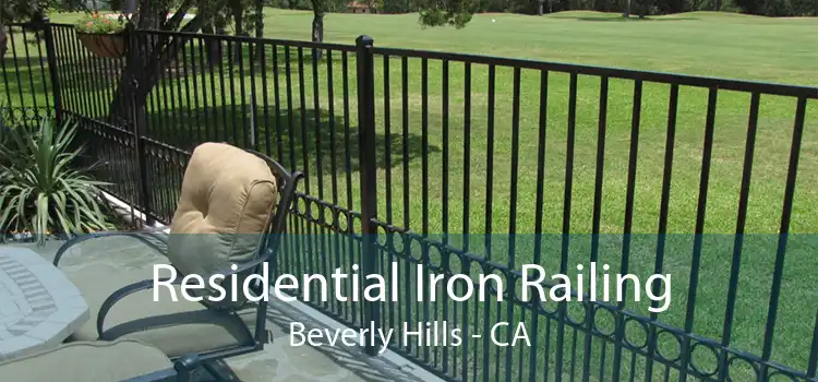 Residential Iron Railing Beverly Hills - CA