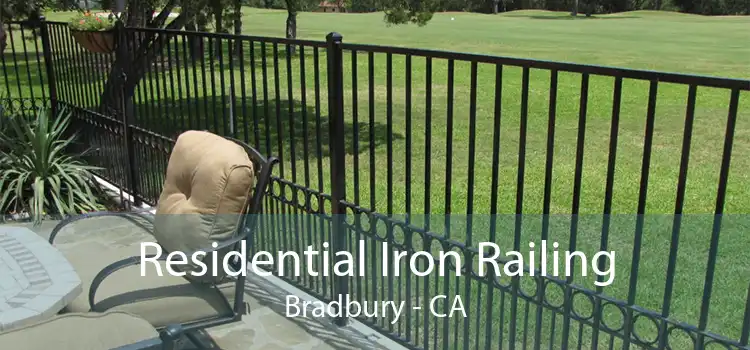 Residential Iron Railing Bradbury - CA