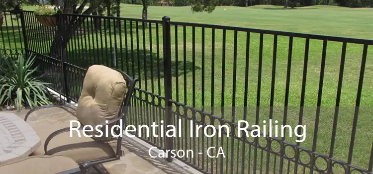 Residential Iron Railing Carson - CA