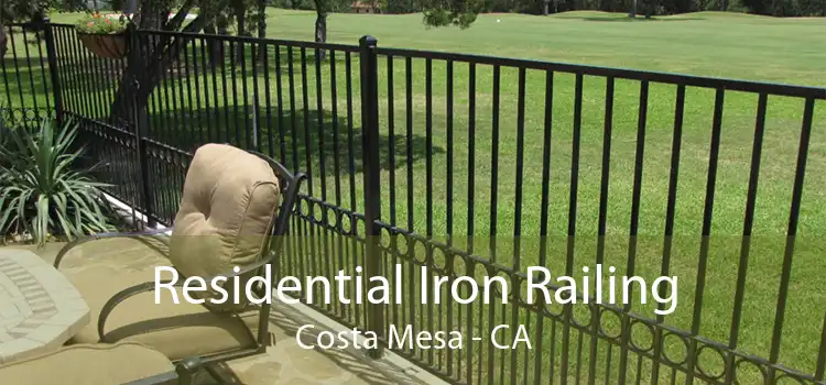 Residential Iron Railing Costa Mesa - CA