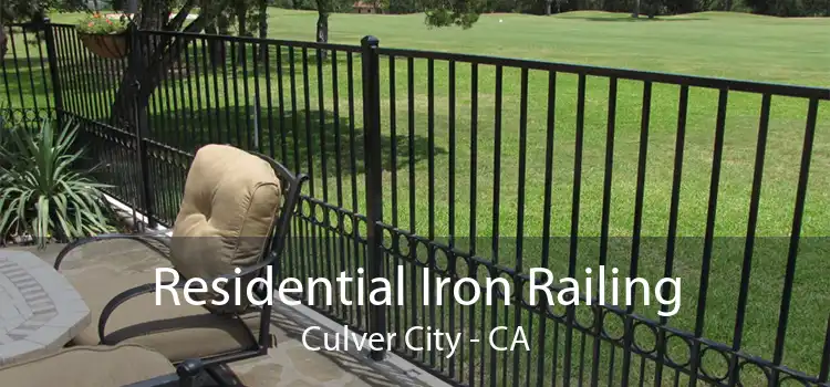 Residential Iron Railing Culver City - CA