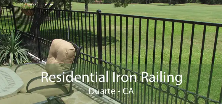 Residential Iron Railing Duarte - CA