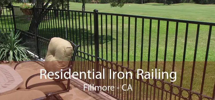 Residential Iron Railing Fillmore - CA