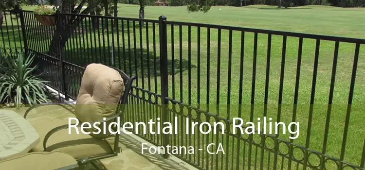 Residential Iron Railing Fontana - CA