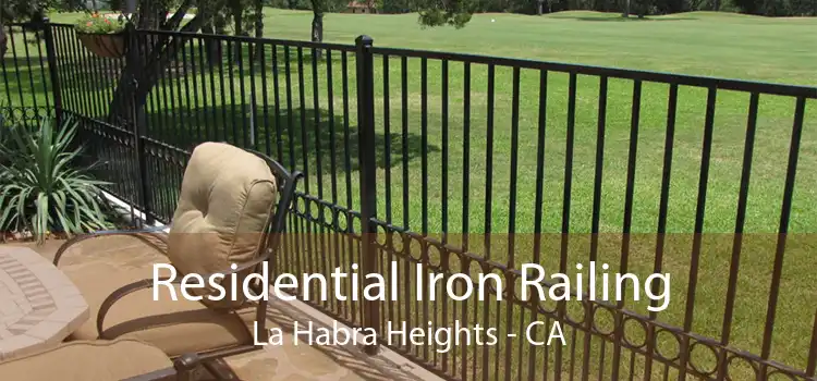 Residential Iron Railing La Habra Heights - CA