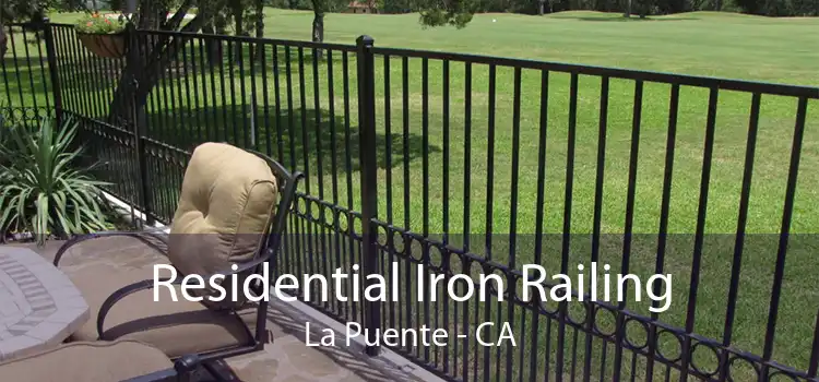 Residential Iron Railing La Puente - CA