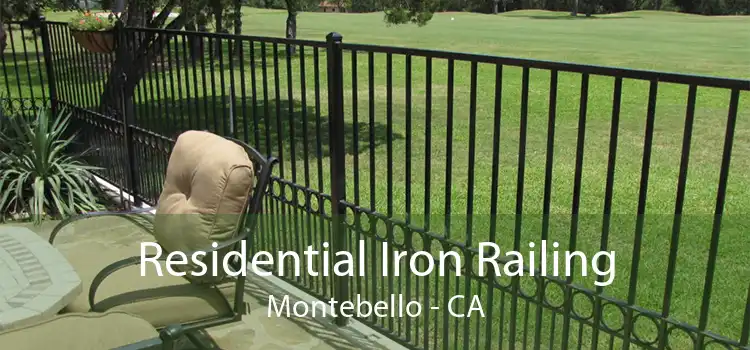 Residential Iron Railing Montebello - CA