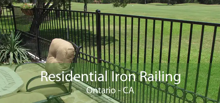 Residential Iron Railing Ontario - CA