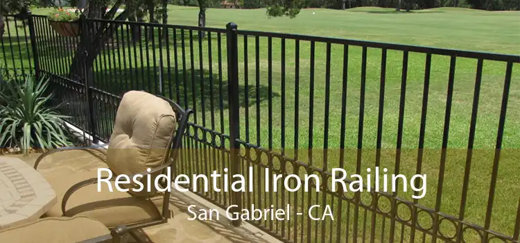 Residential Iron Railing San Gabriel - CA