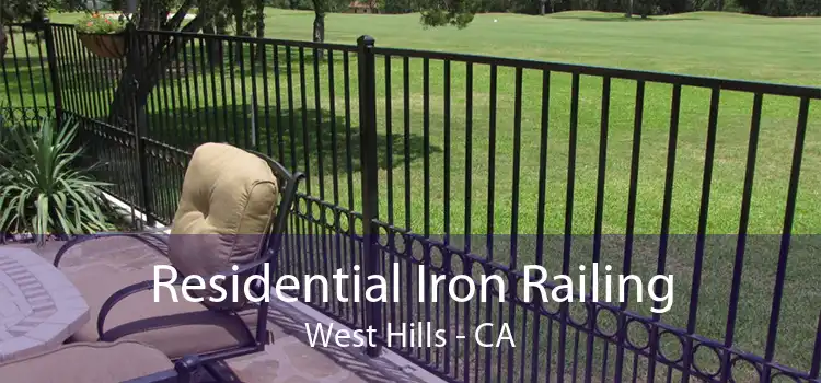 Residential Iron Railing West Hills - CA